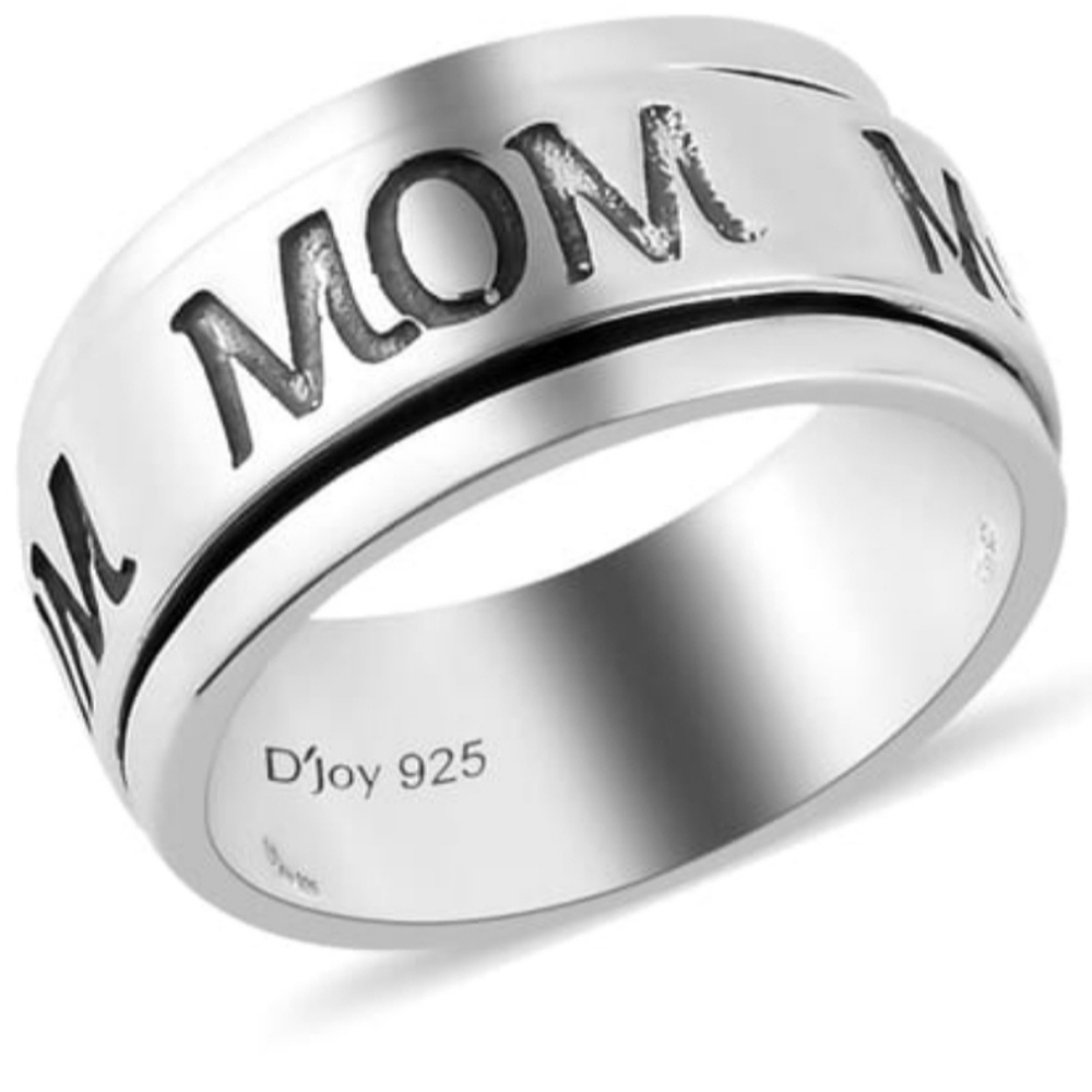 Sterling Silver Spinner Ring for Mom! Size 5! - Picture 1 of 4